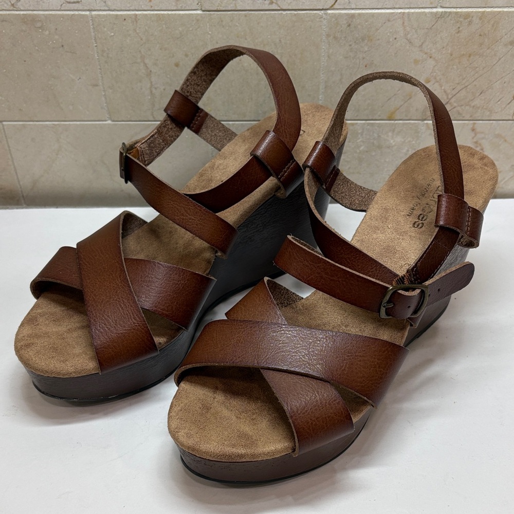 Maurices Brown Women's Wedge Sandals